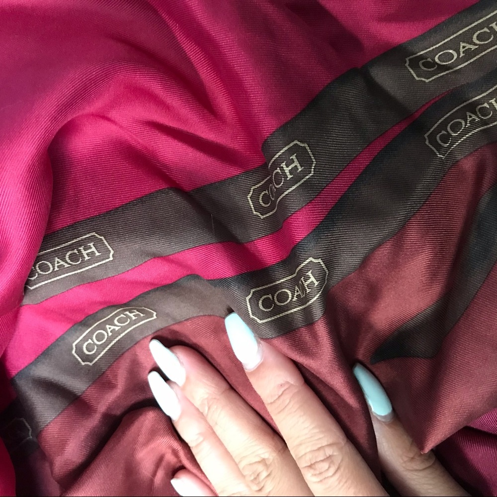 Coach head scarf